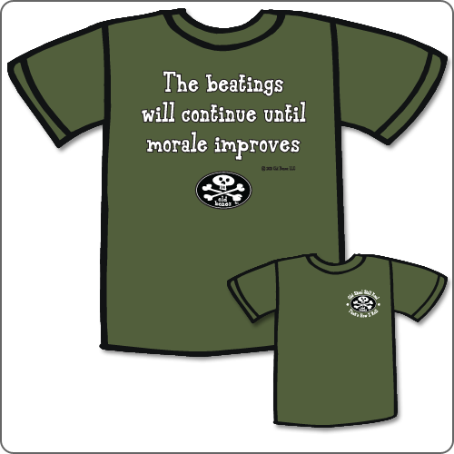 The beatings will continue until morale improves