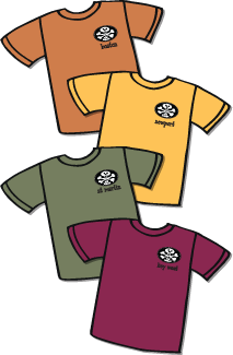 various shirt colors